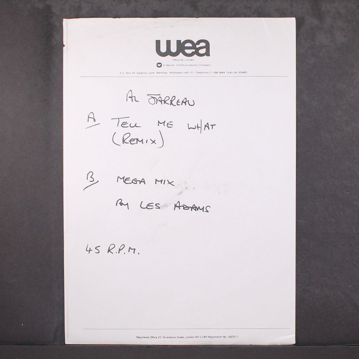 tell me what i gotta do remix by AL JARREAU