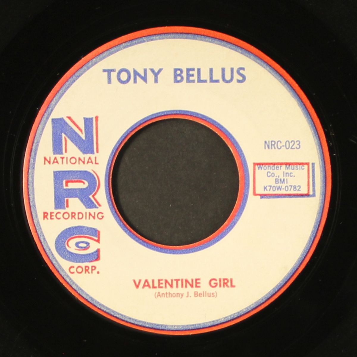 robbin' the cradle / valentine girl by TONY BELLUS