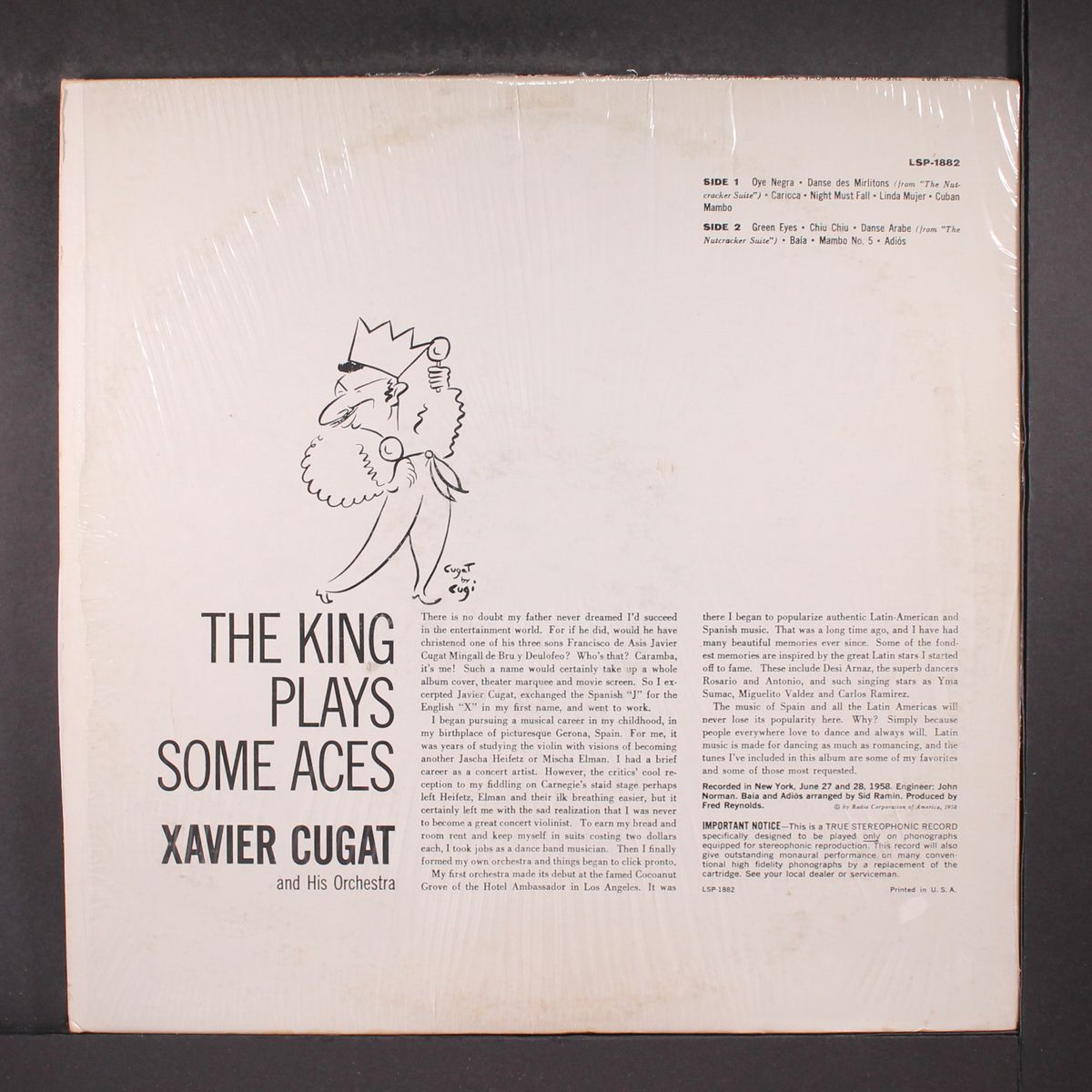 the king plays some aces by XAVIER CUGAT