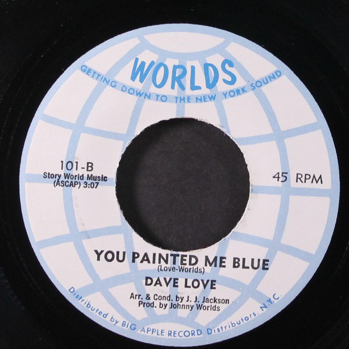 baby hard times / you painted me blue by DAVE LOVE