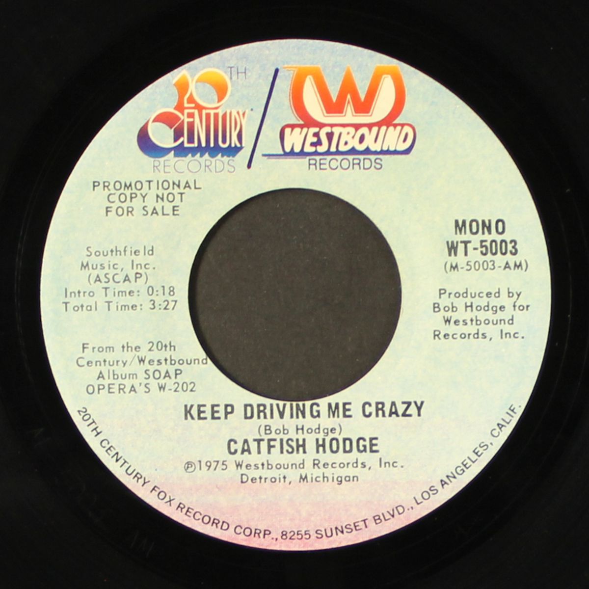 keep driving me crazy / mono by CATFISH HODGE