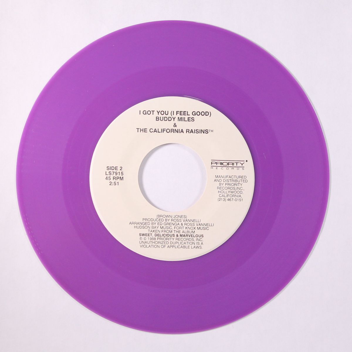what does it take to win your love by BUDDY MILES & CALIFORNIA RAISINS