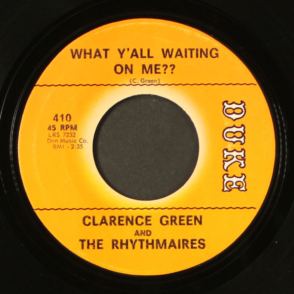 i'm wondering / what y'all waiting on me?? by CLARENCE GREEN