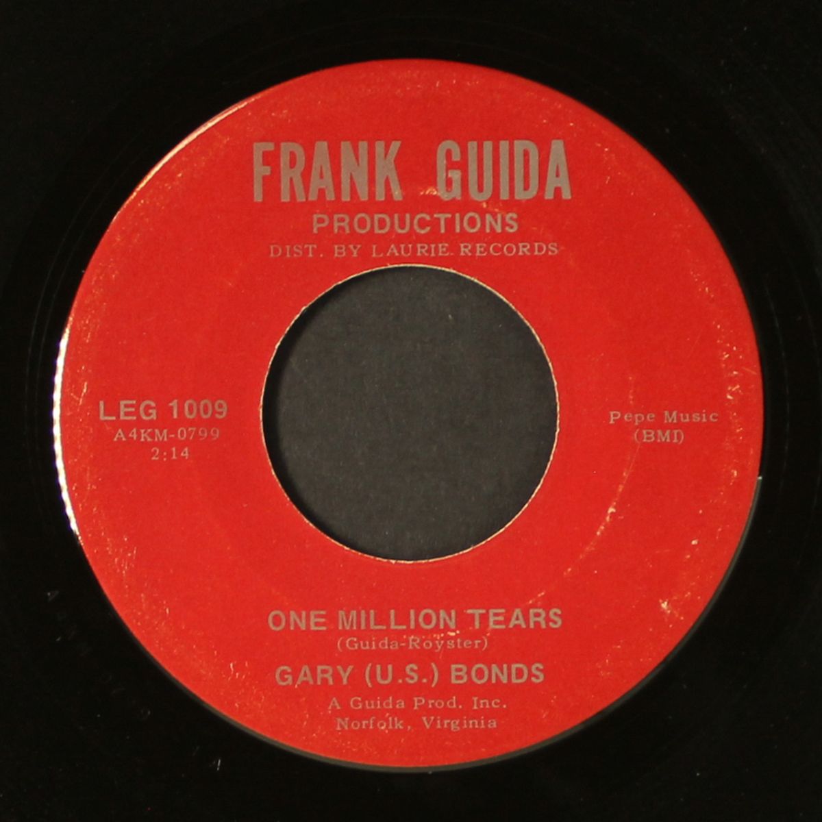 school is out / one million tears by GARY 'U.S' BONDS