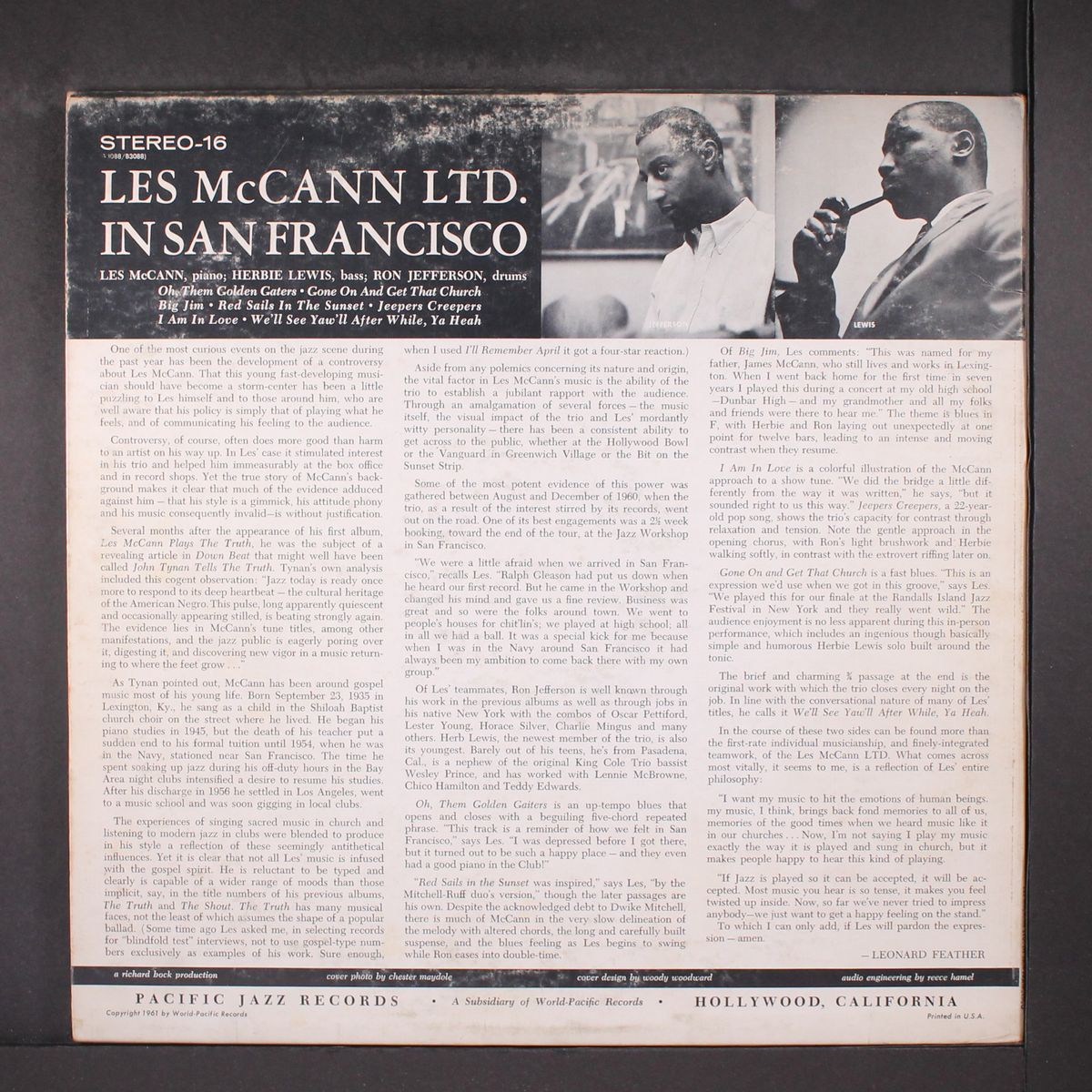 in san franciso by LES MCCANN
