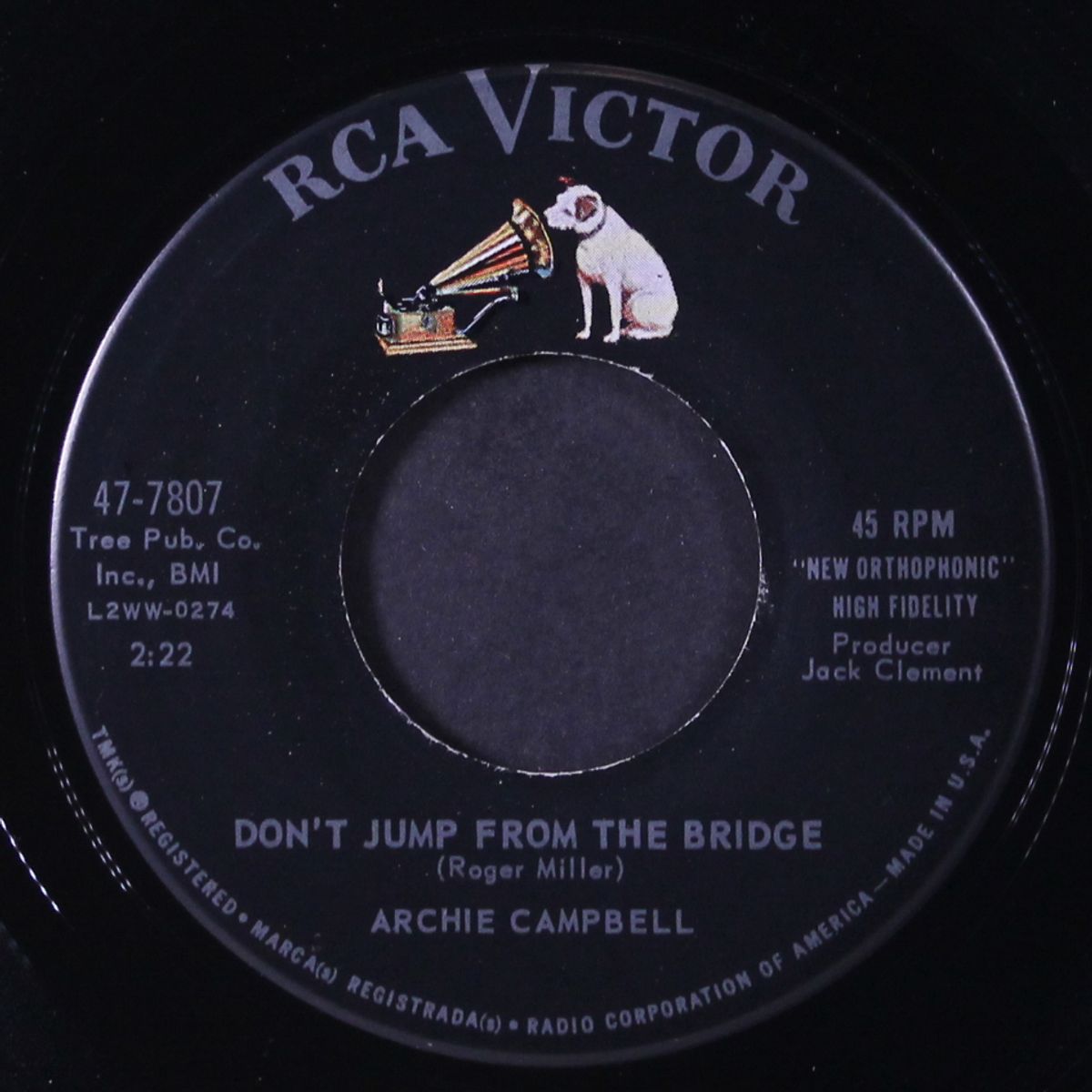 don't jump from the bridge / ol' man rose by ARCHIE CAMPBELL