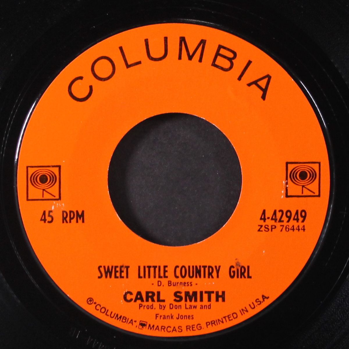 sweet little country girl / the pillow that whispers by CARL SMITH