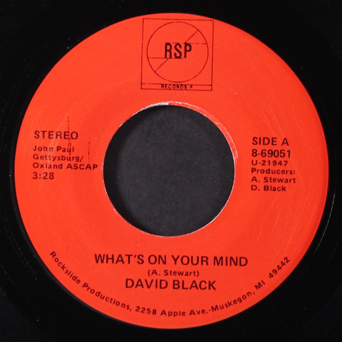 what's on your mind by DAVID BLACK