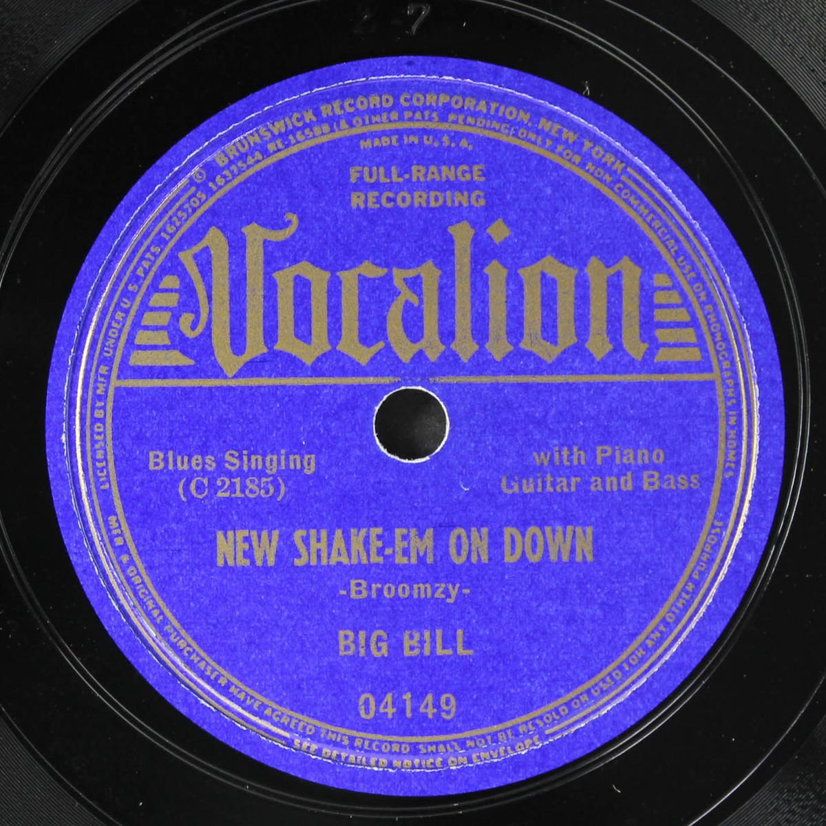 new shake-em on down / night time is the right time no. 2 by BIG BILL