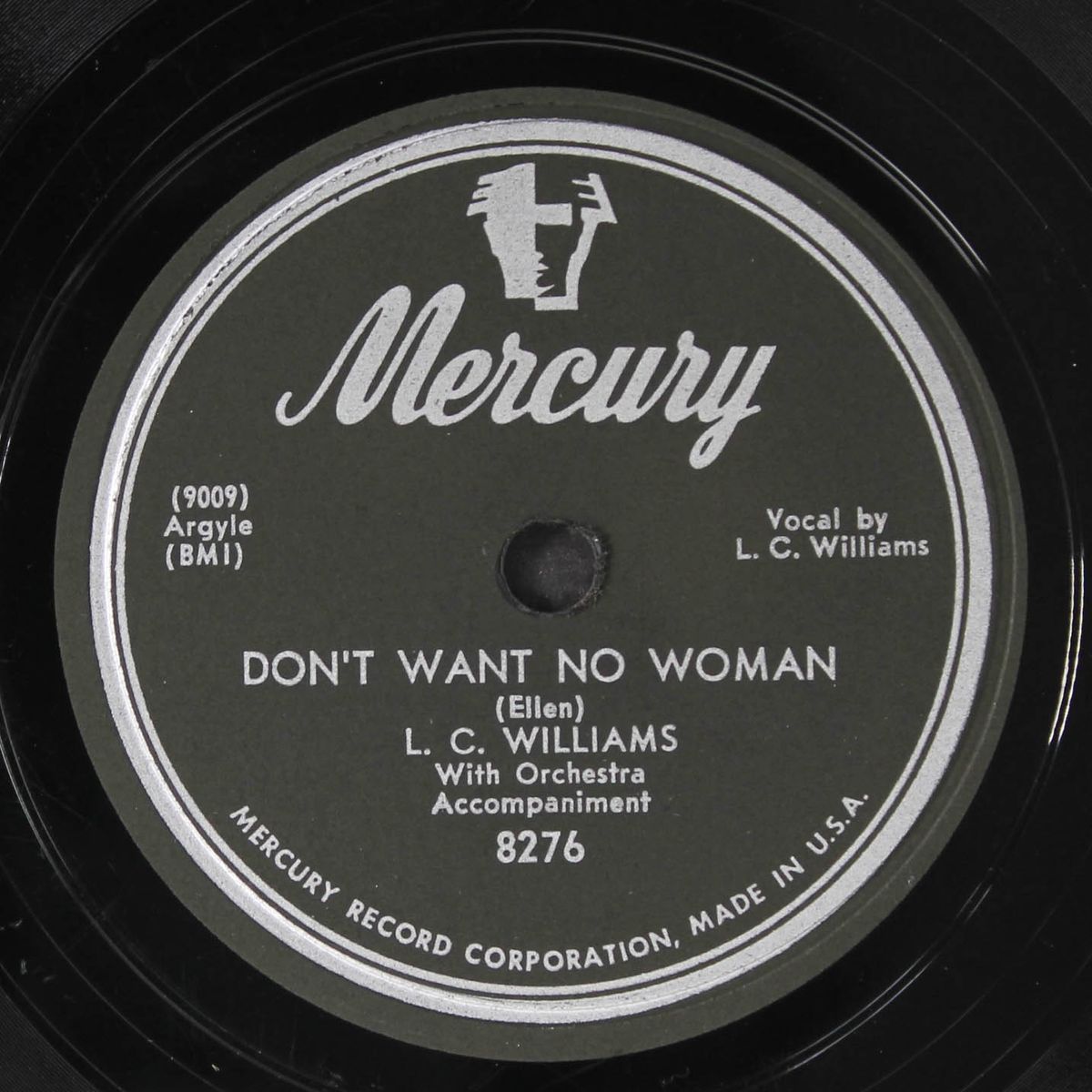 don't want no woman / louise by L.C. WILLIAMS