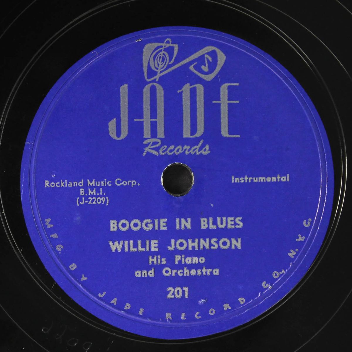 boogie in blues / weeping little woman by WILLIE JOHNSON