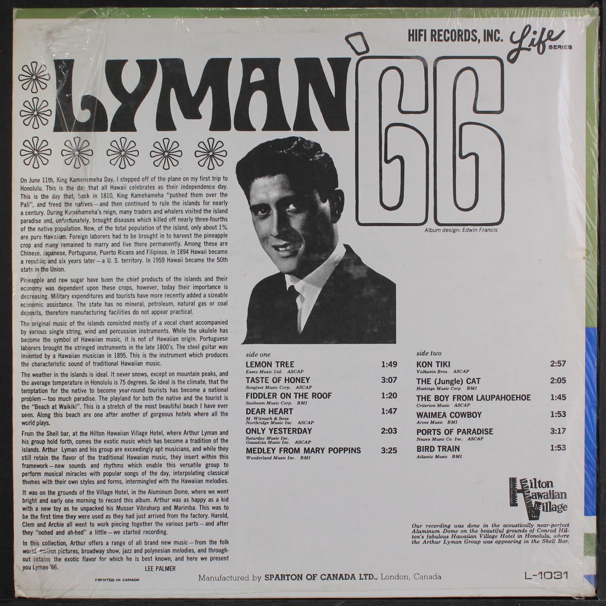 lyman '66 by ARTHUR LYMAN