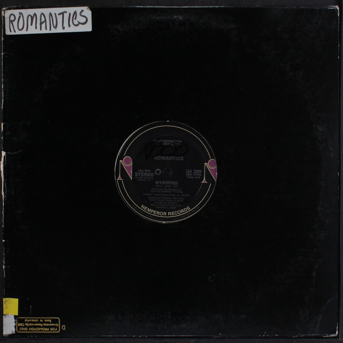 mystified / same (lp version) by ROMANTICS
