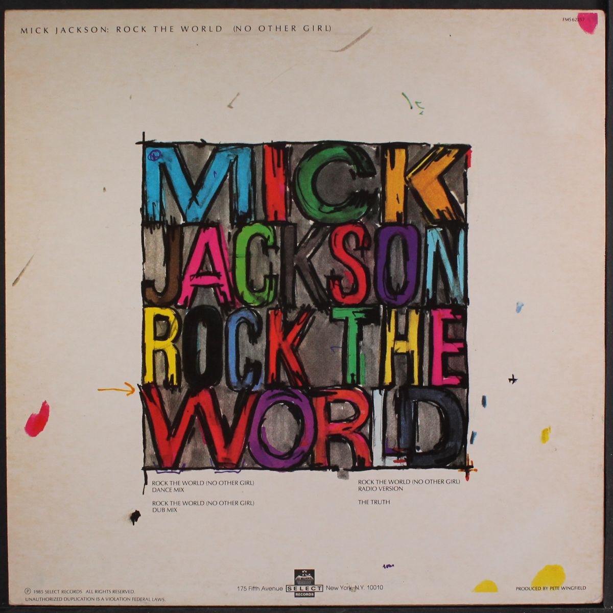 rock the world by MICK JACKSON