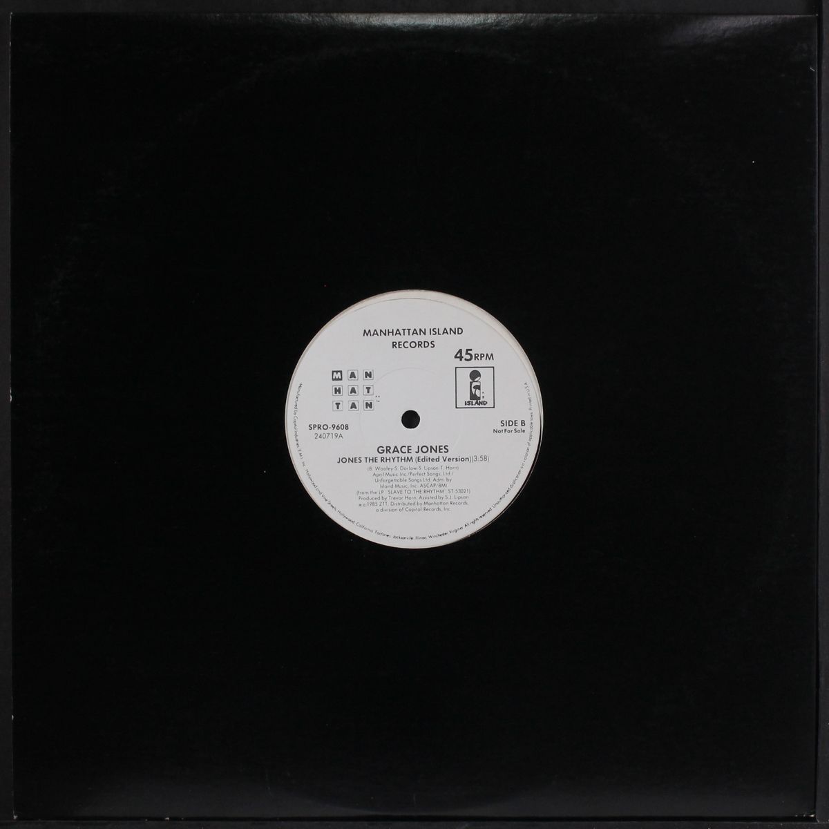 jones the rhythm by GRACE JONES