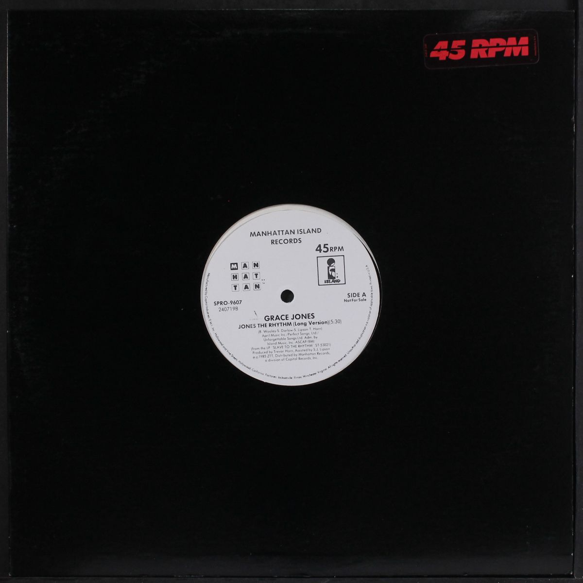 jones the rhythm by GRACE JONES
