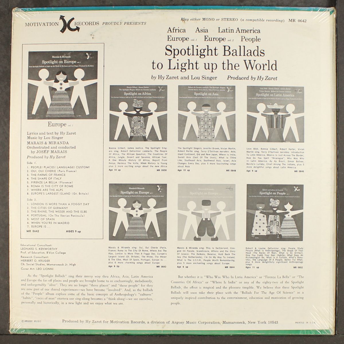 spotlight on europe, vol. 1 by MARAIS & MIRANDA