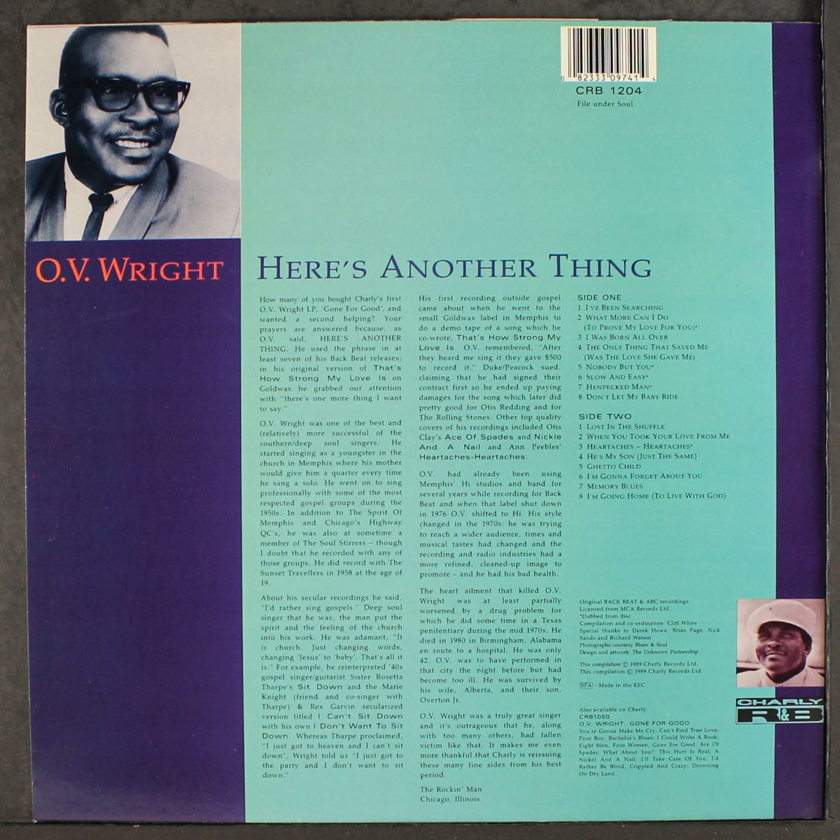 here's another thing by O.V. WRIGHT