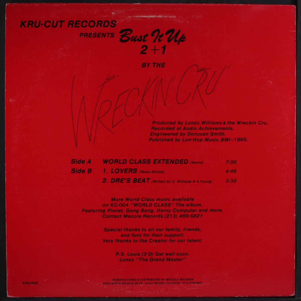 bust it up by WRECKIN' CRU