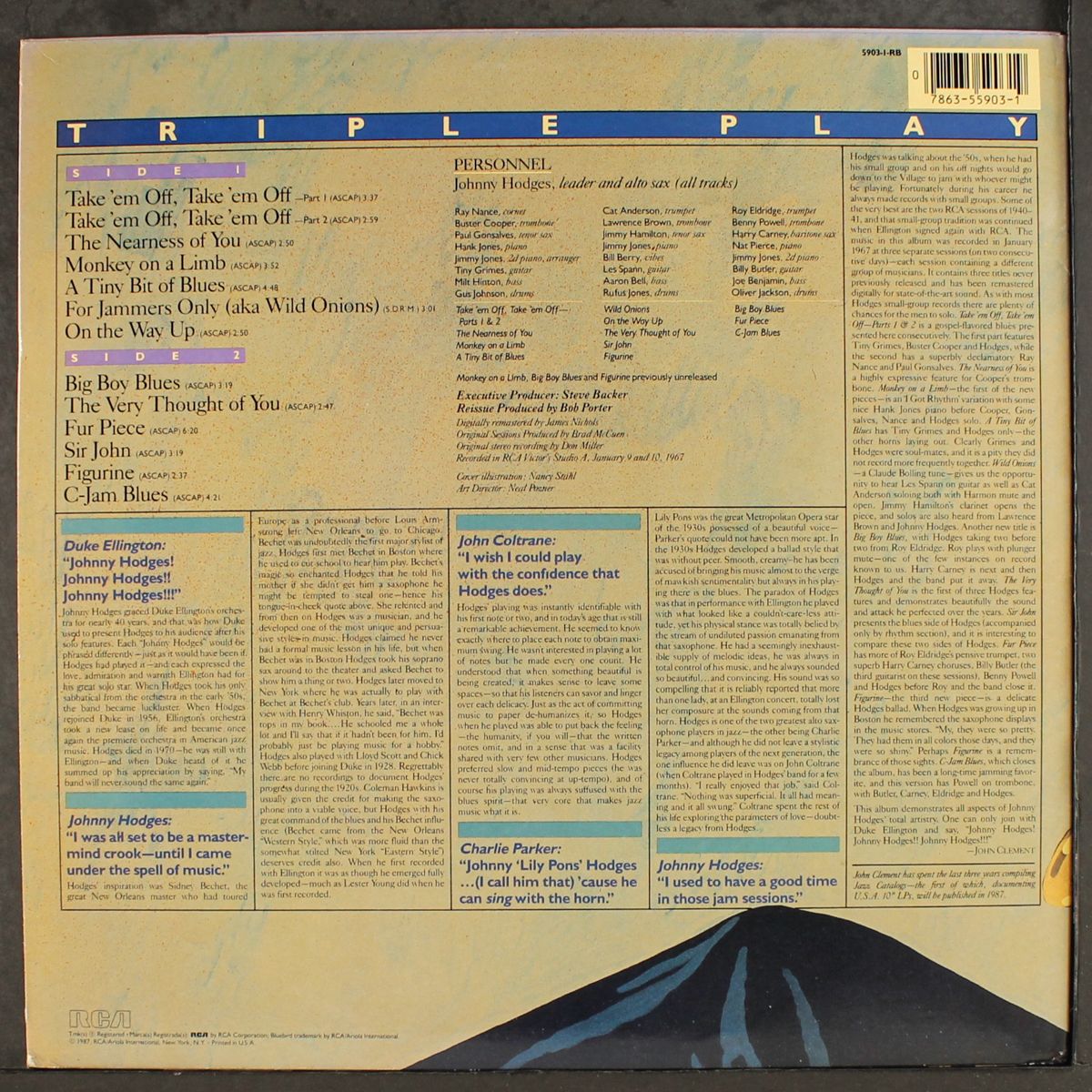 triple play by JOHNNY HODGES
