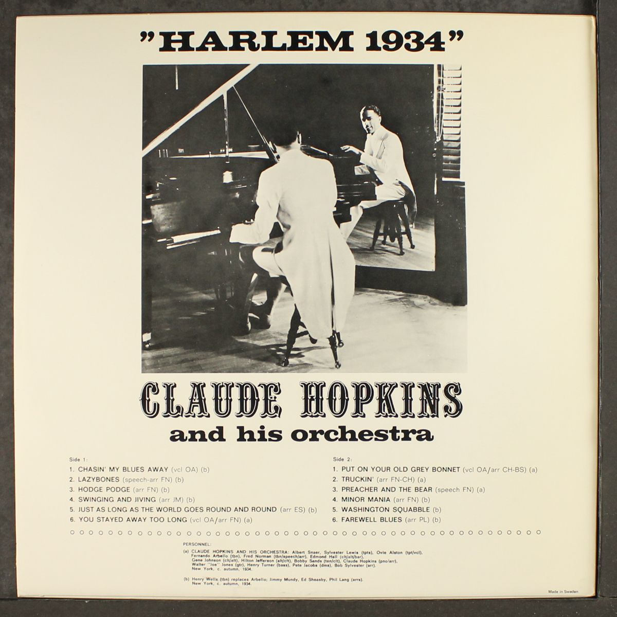 harlem 1935 by CLAUDE HOPKINS