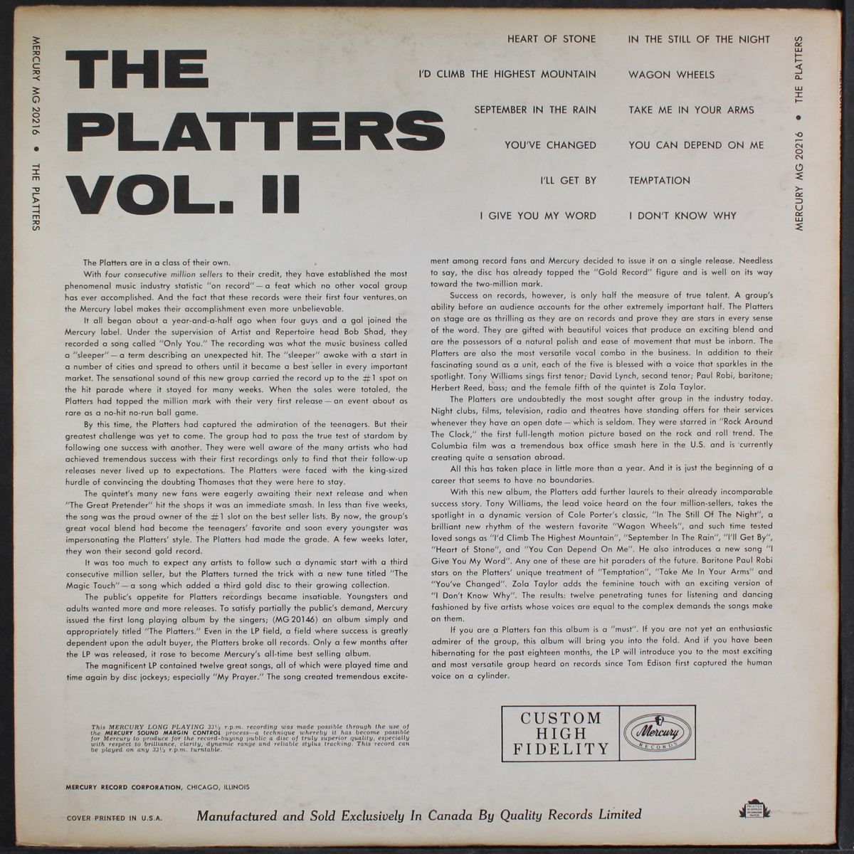 platters, vol. 2 by PLATTERS