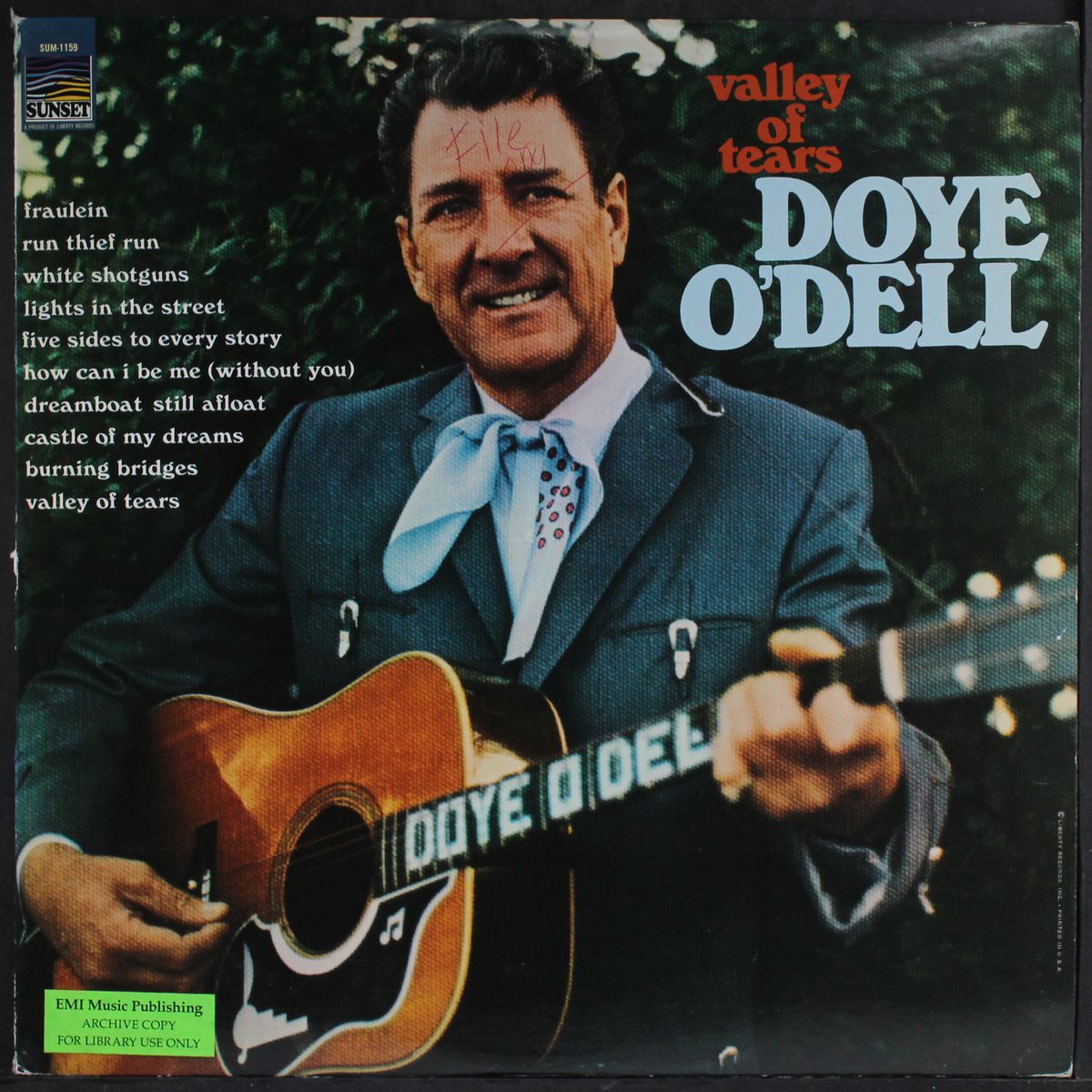 valley of tears by DOYE O'DELL