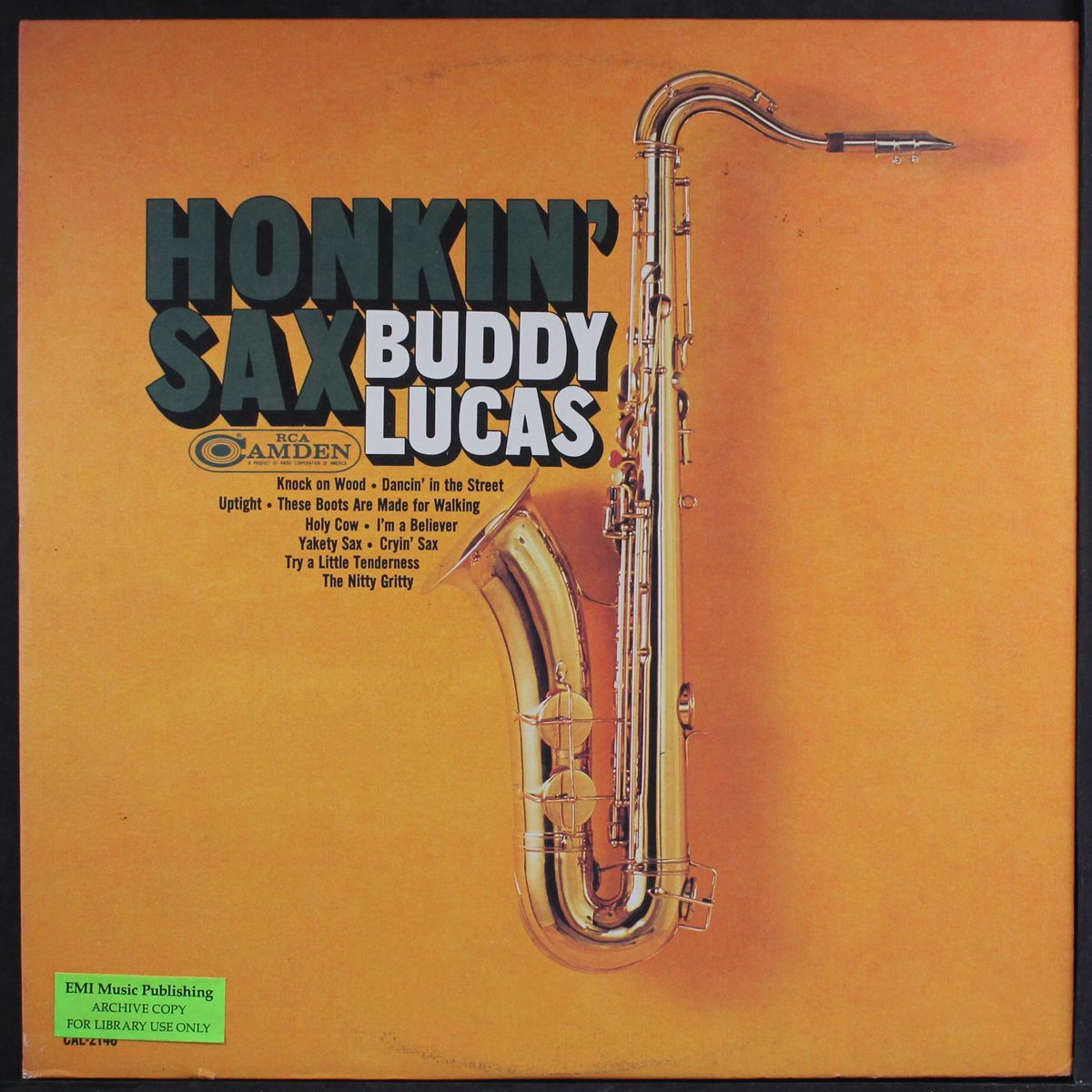 honkin' sax by BUDDY LUCAS