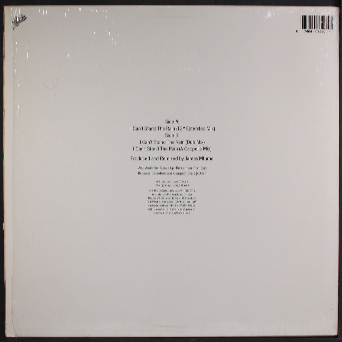 i can't stand the rain / acappella by TEASE