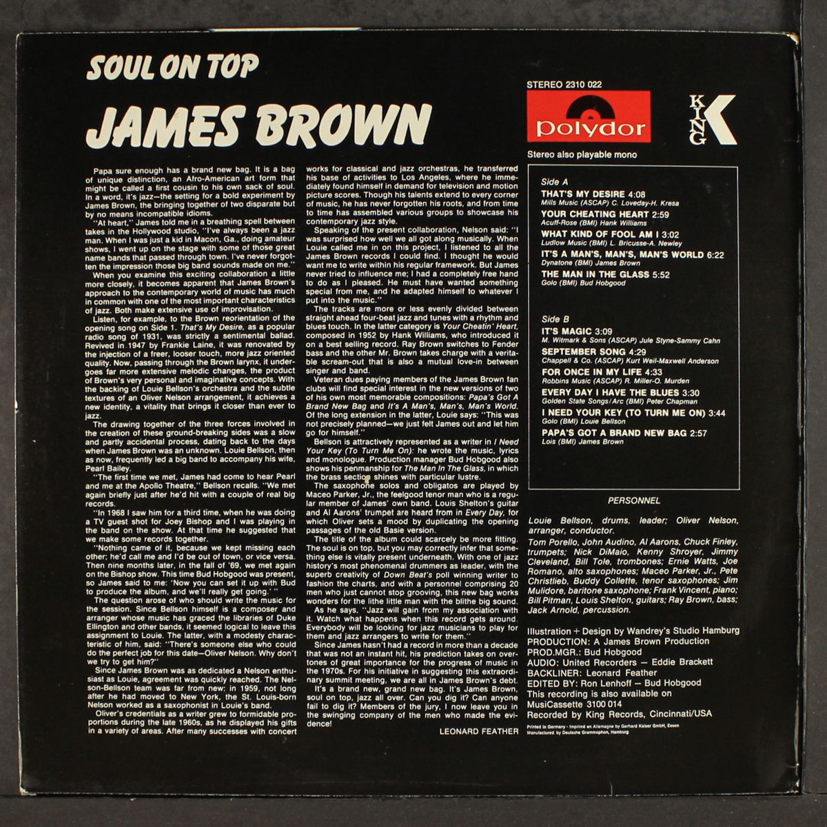 soul on top by JAMES BROWN