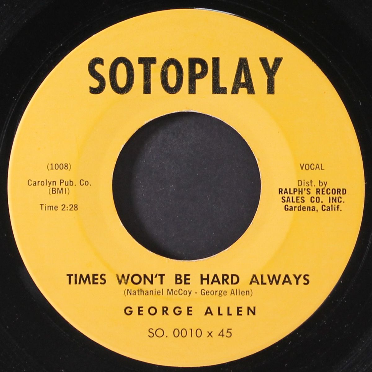 tight dress / times won't be hard always by GEORGE ALLEN