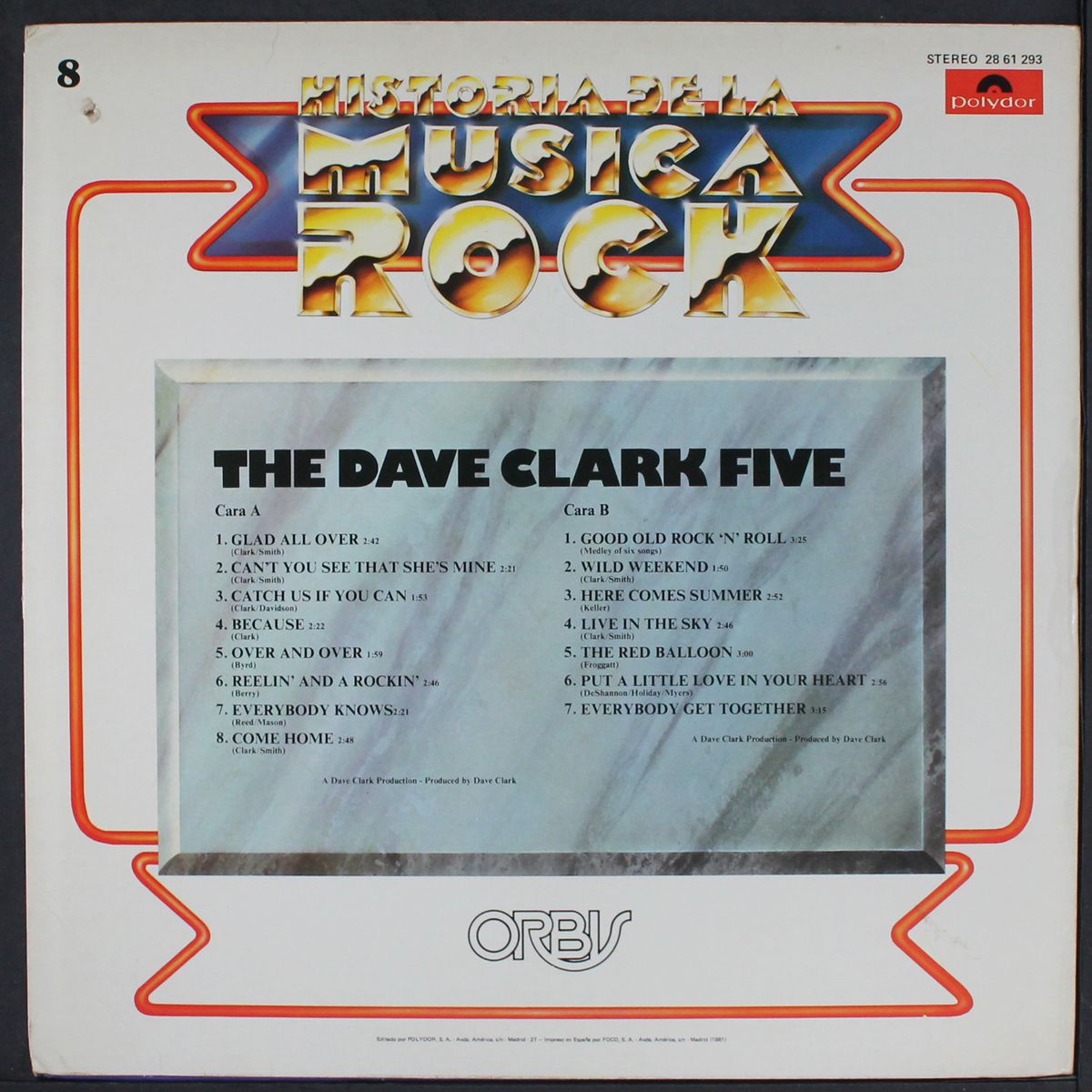 historia de la musica rock by DAVE CLARK FIVE