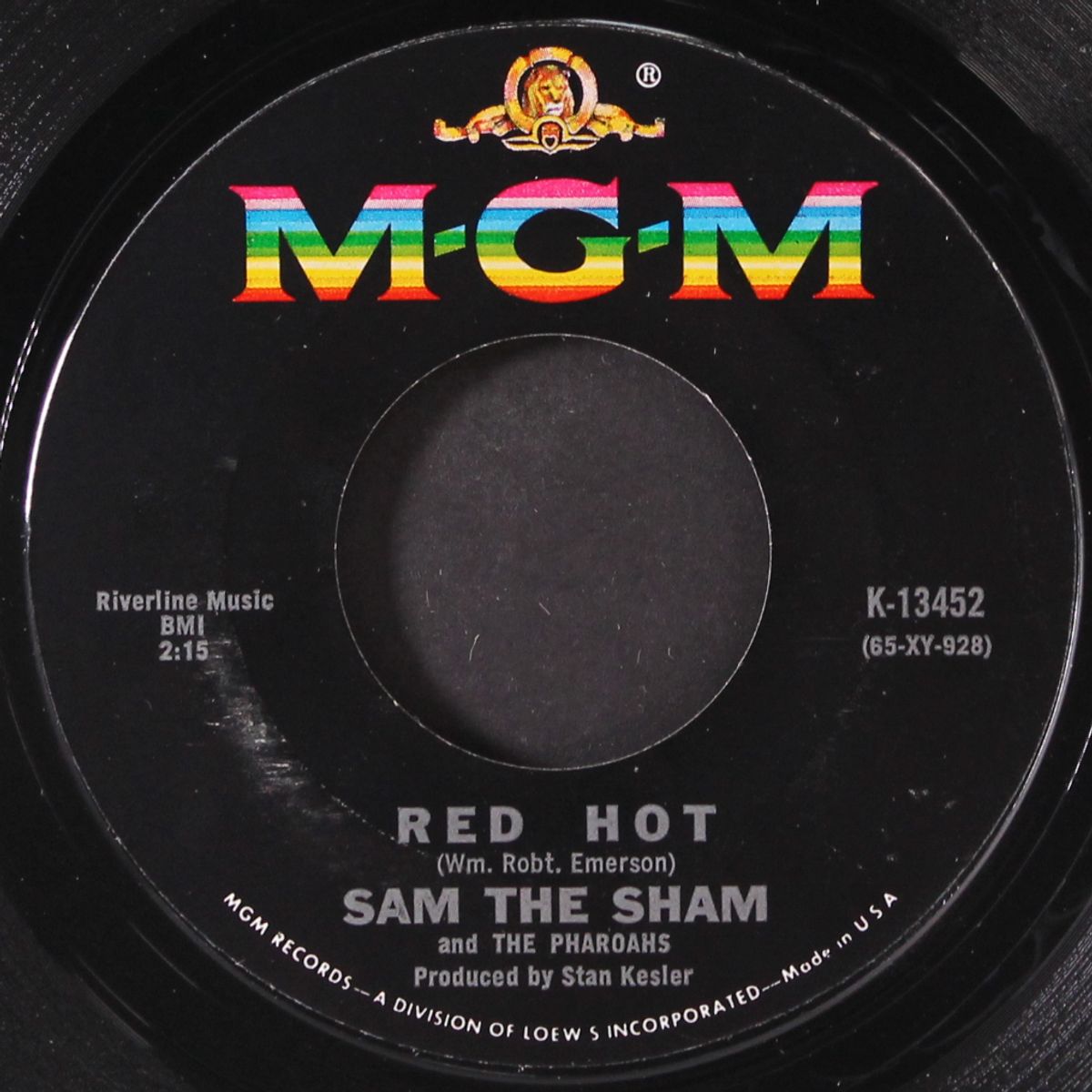 red hot / a long long way by SAM THE SHAM & PHARAOHS