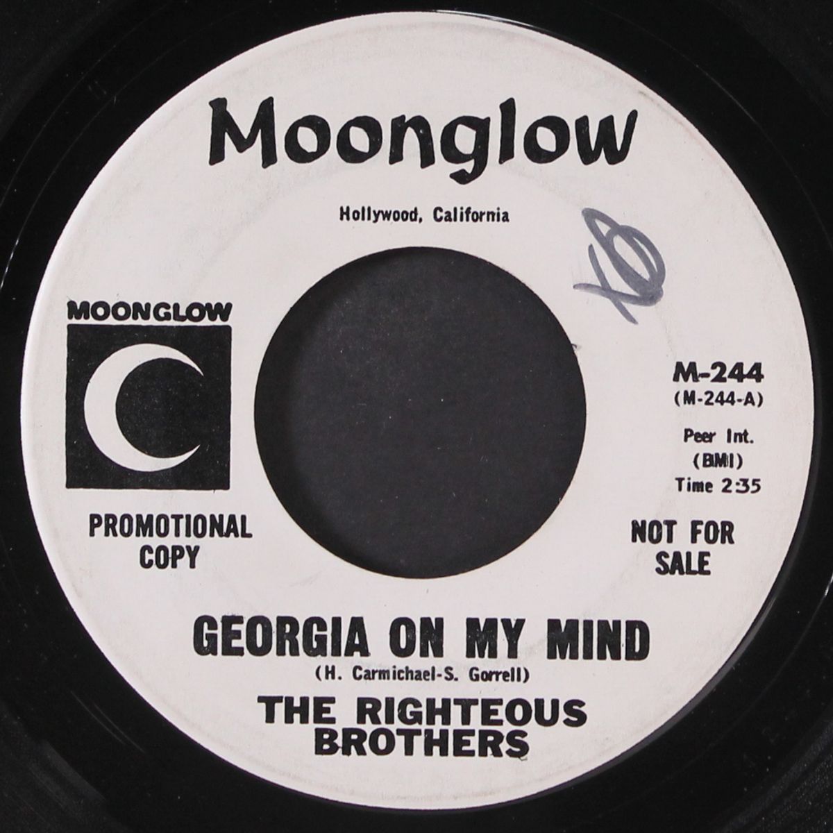 georgia on my mind / my tears will go away by RIGHTEOUS BROTHERS