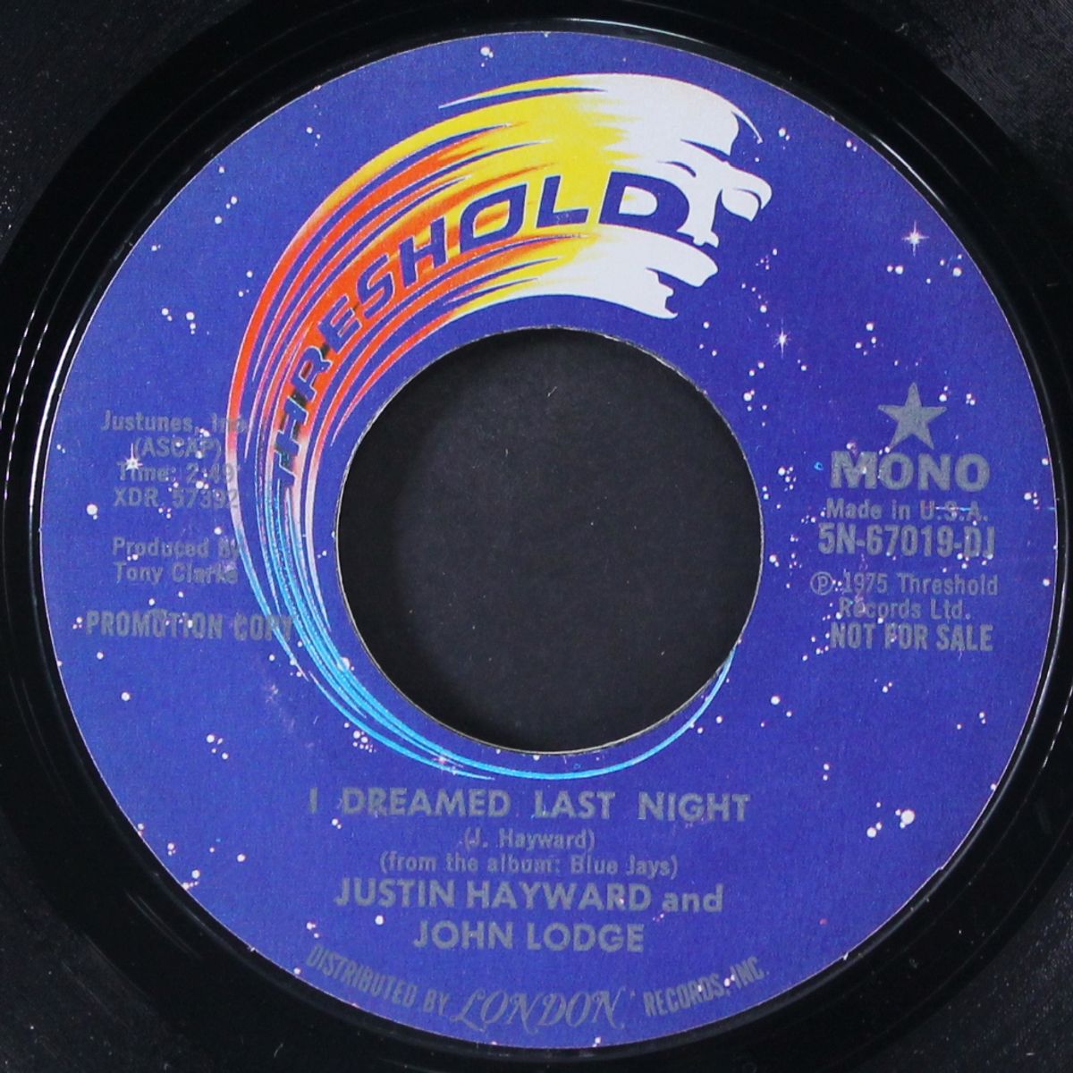 i dreamed last night / remember me my friend by JUSTIN HAYWARD & JOHN LODGE