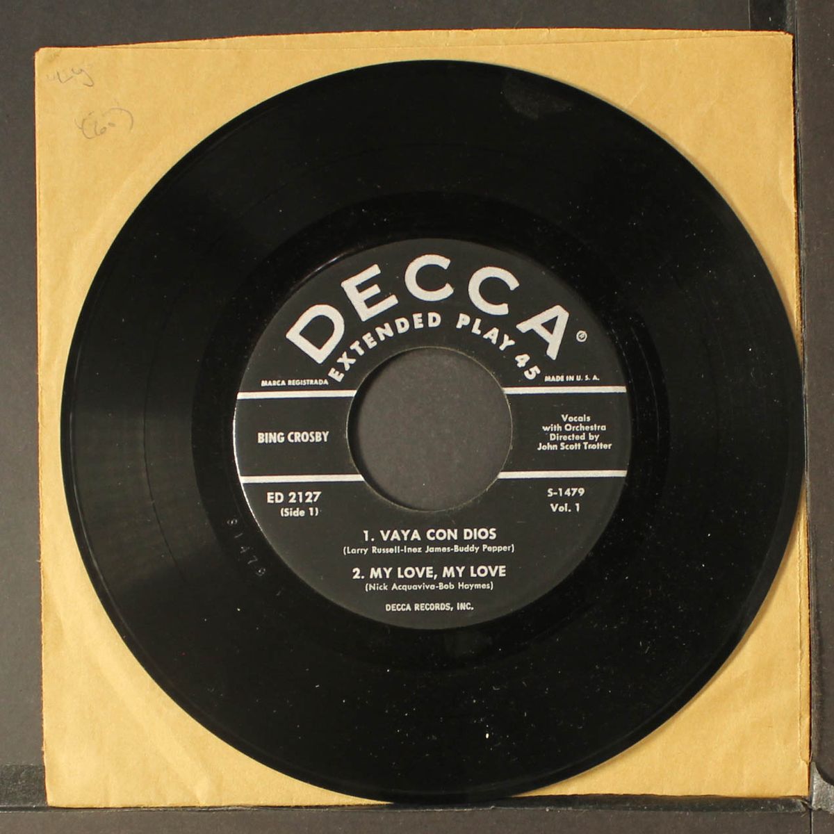 sings the hits vol. 1 by BING CROSBY