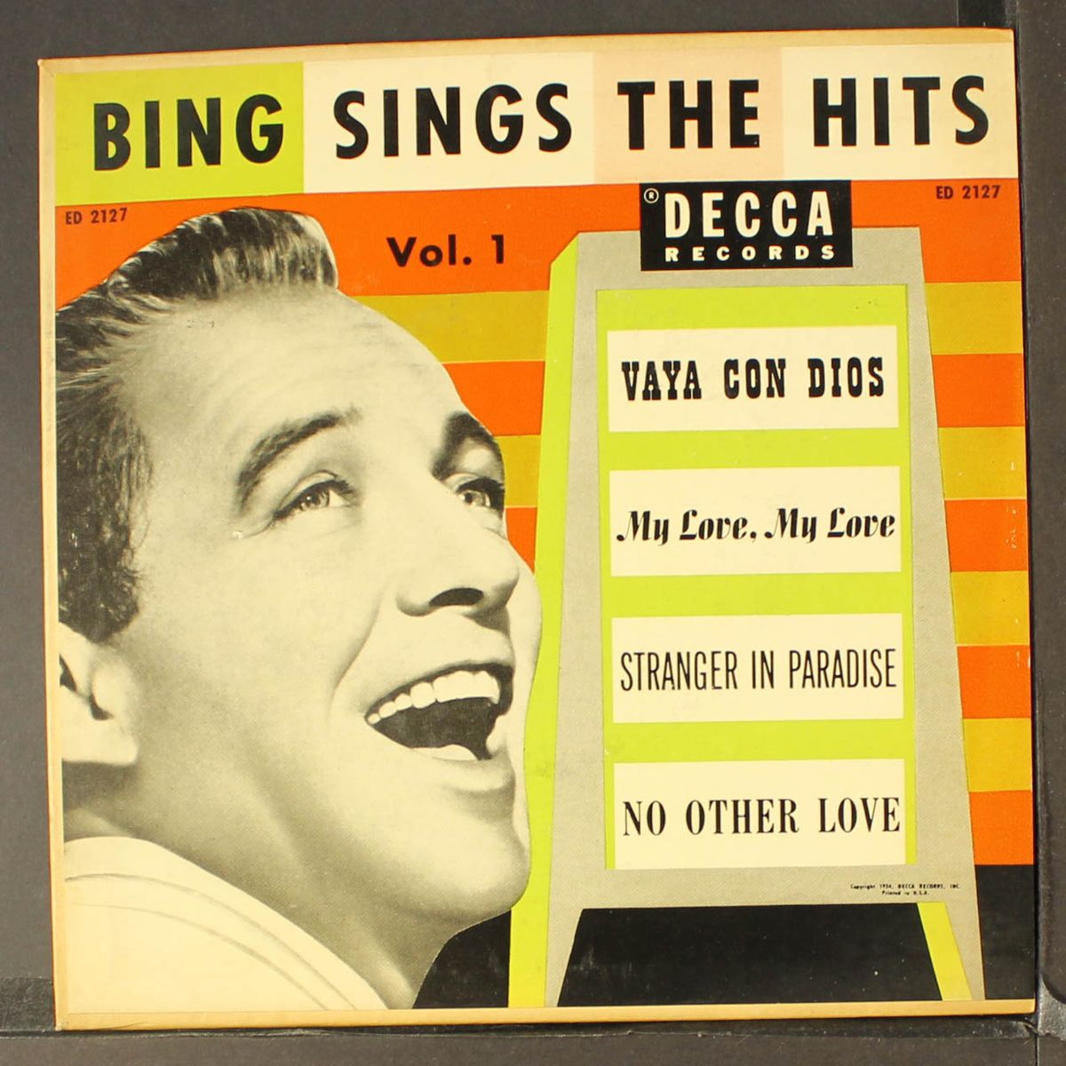 sings the hits vol. 1 by BING CROSBY