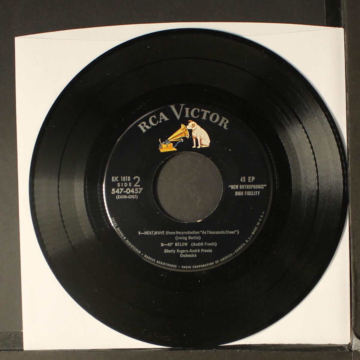 collaboration by SHORTY ROGERS & ANDRE PREVIN