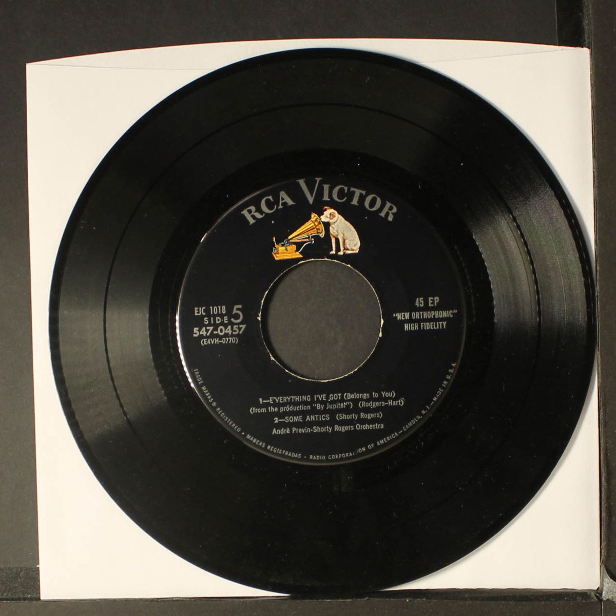 collaboration by SHORTY ROGERS & ANDRE PREVIN