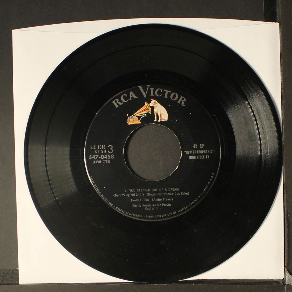 collaboration by SHORTY ROGERS & ANDRE PREVIN