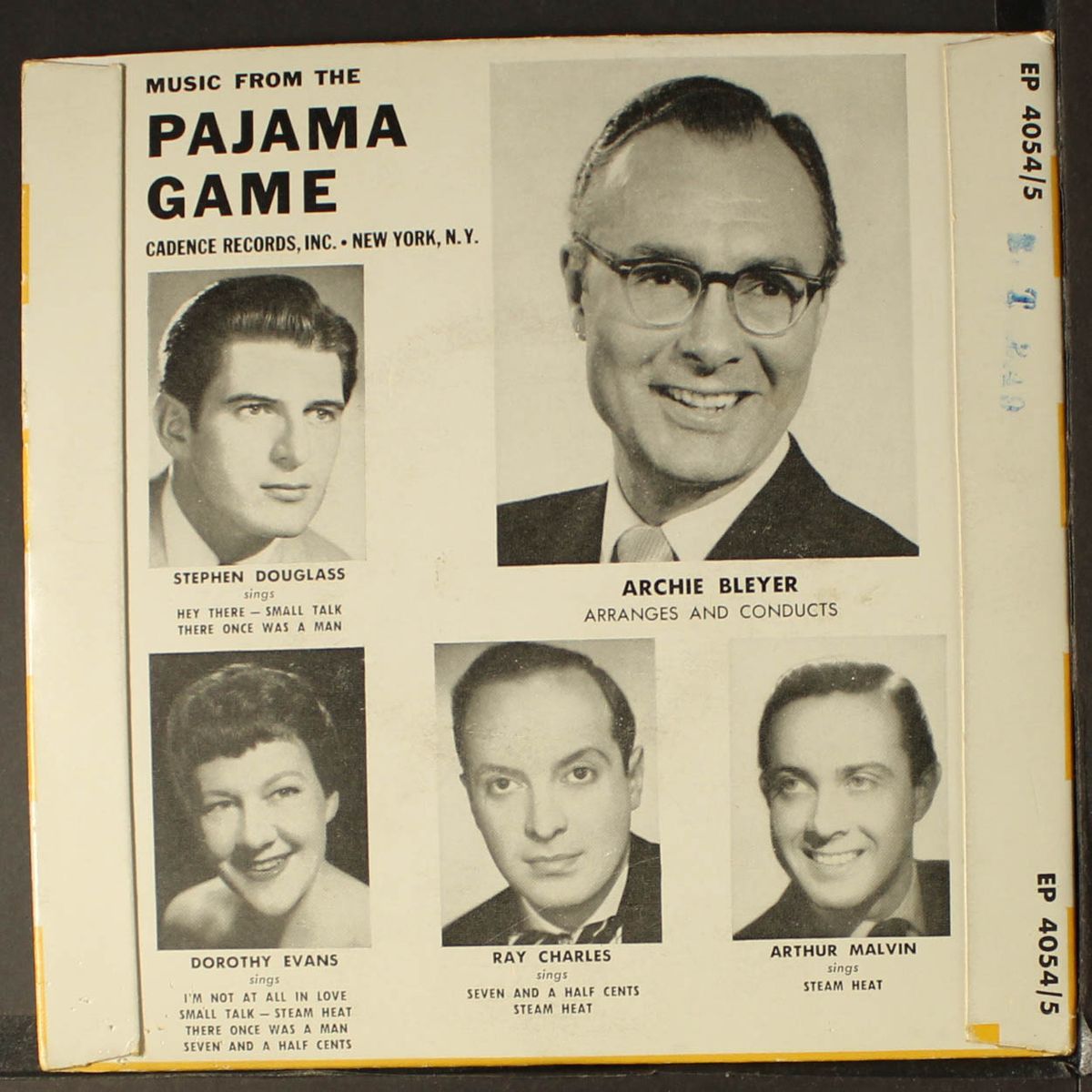 pajama game by RAY CHARLES SINGERS