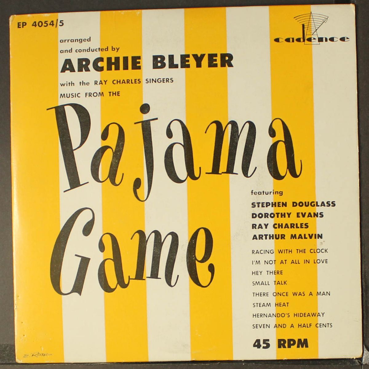 pajama game by RAY CHARLES SINGERS
