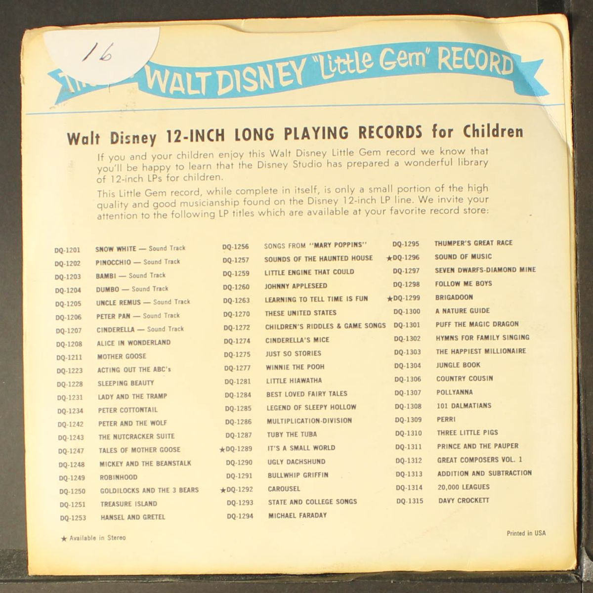 winnie the pooh by STERLING HOLLOWAY