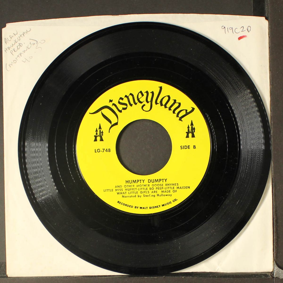 humpty dumpty by STERLING HOLLOWAY