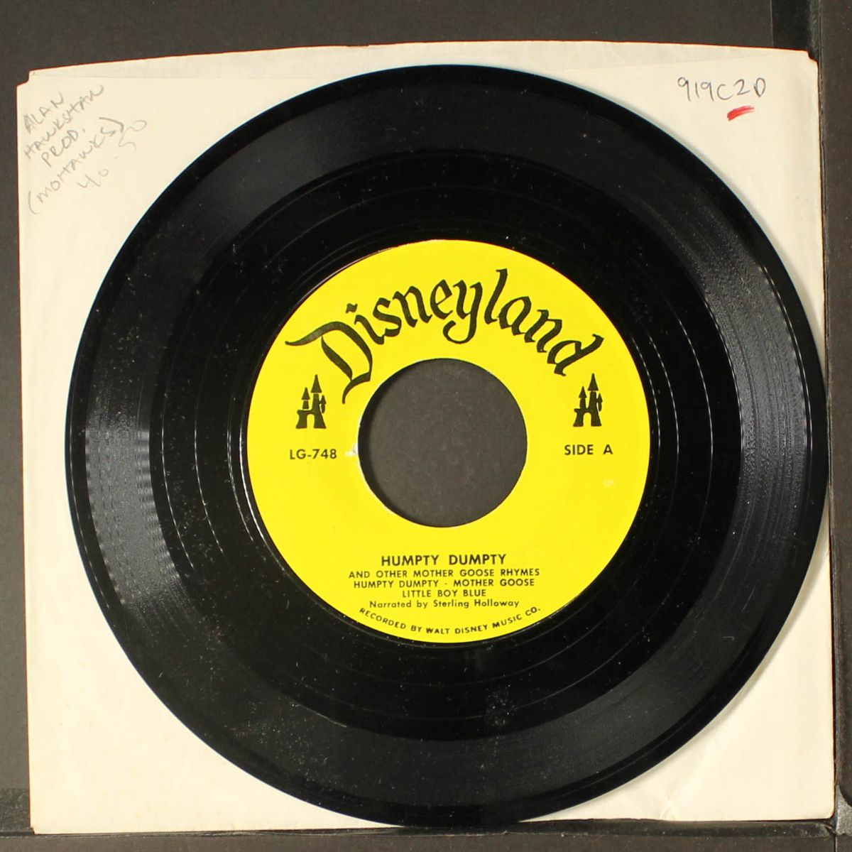 humpty dumpty by STERLING HOLLOWAY