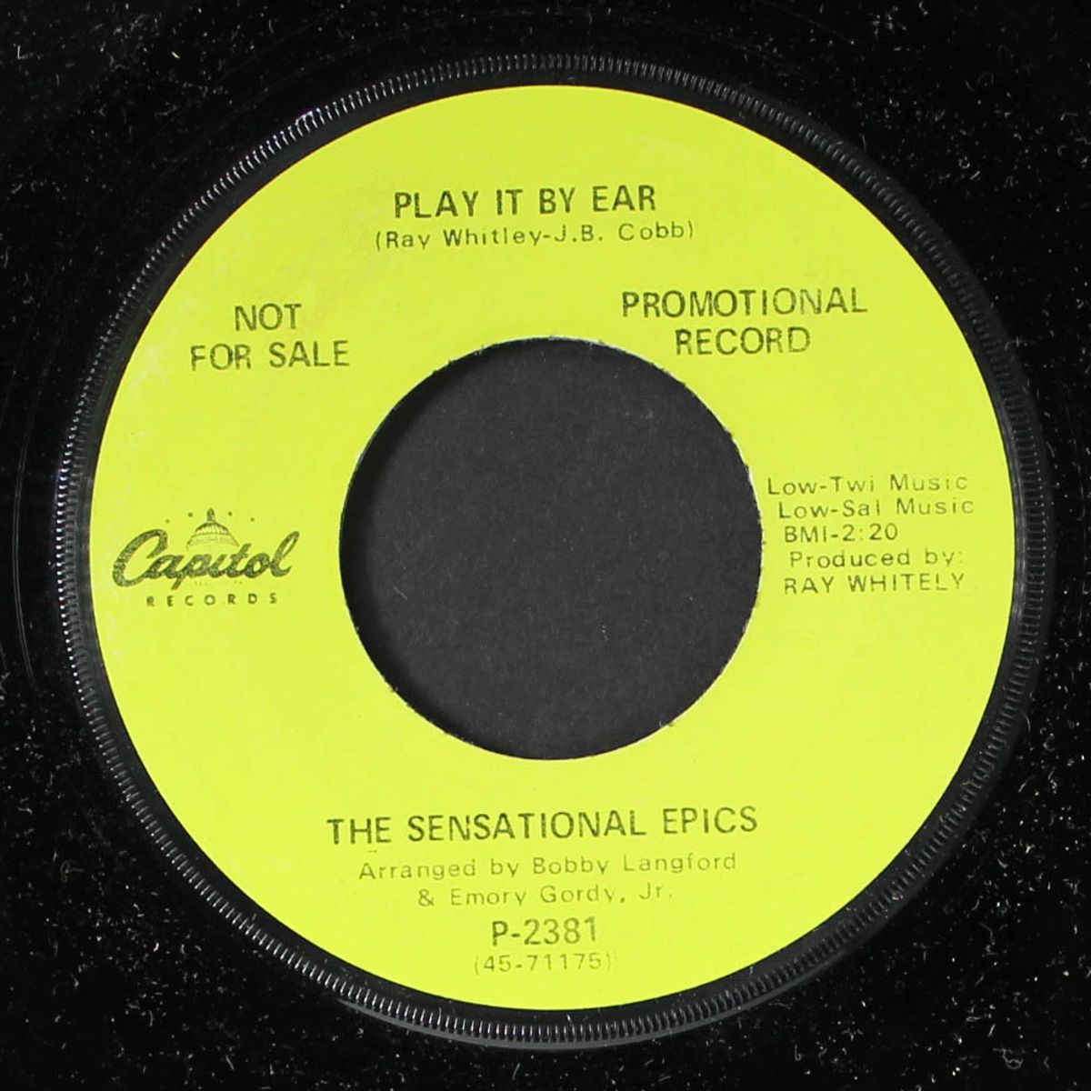 all my hard times / play it by ear by SENSATIONAL EPICS