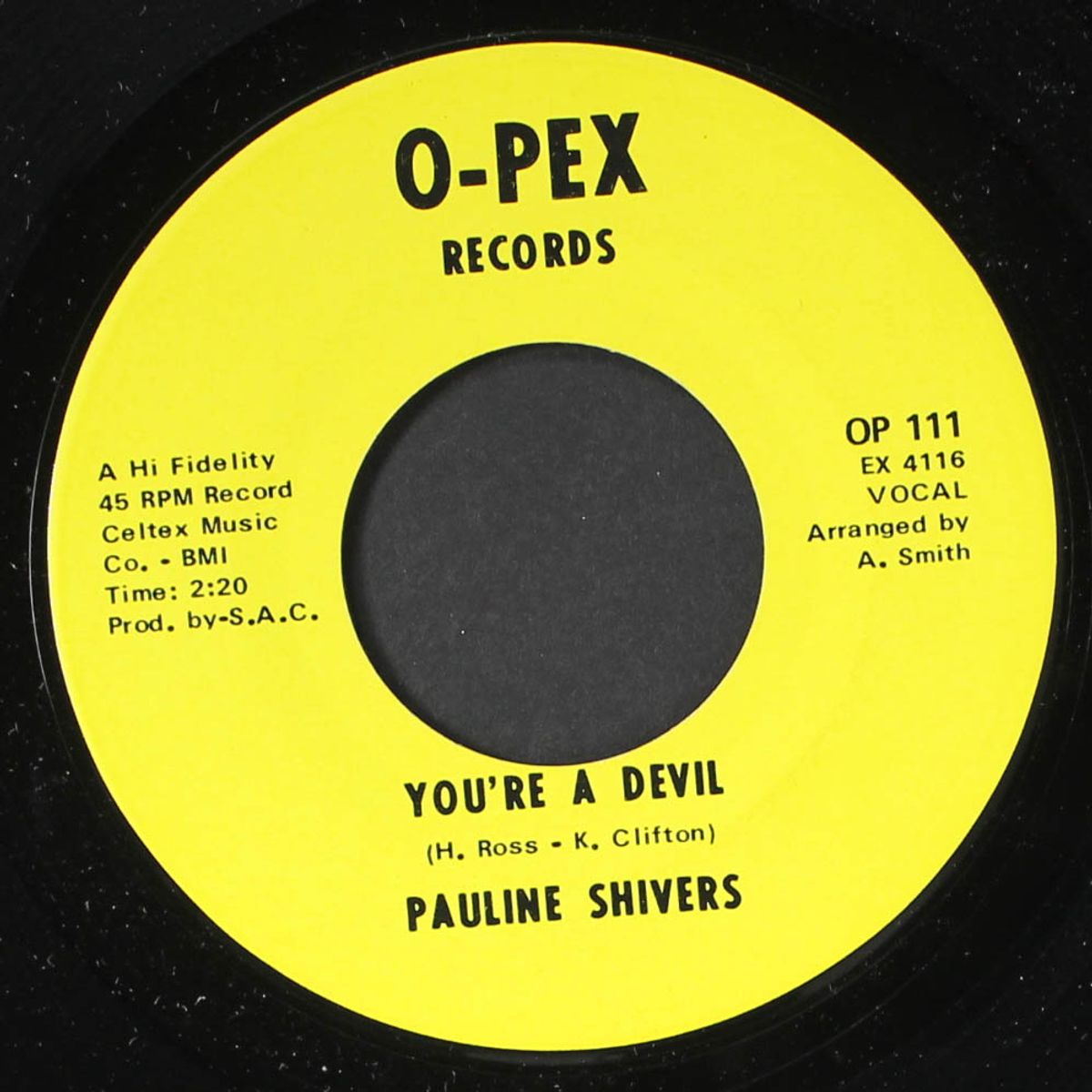 won't you come back home / you're a devil by PAULINE SHIVERS