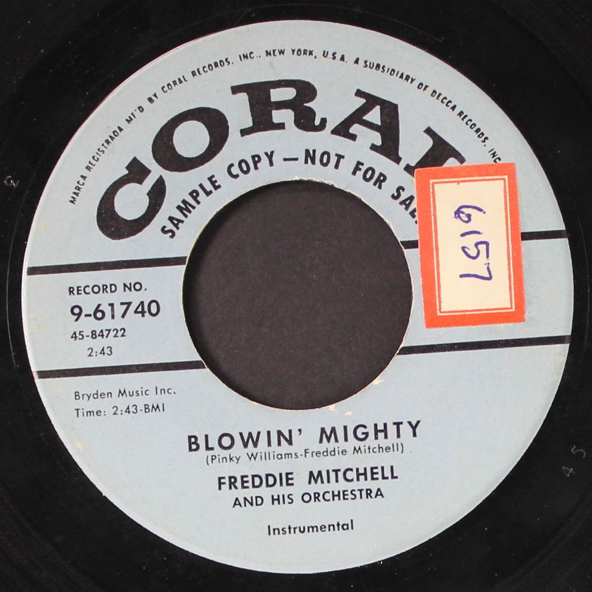 blowin' mighty / snow blues by FREDDIE MITCHELL