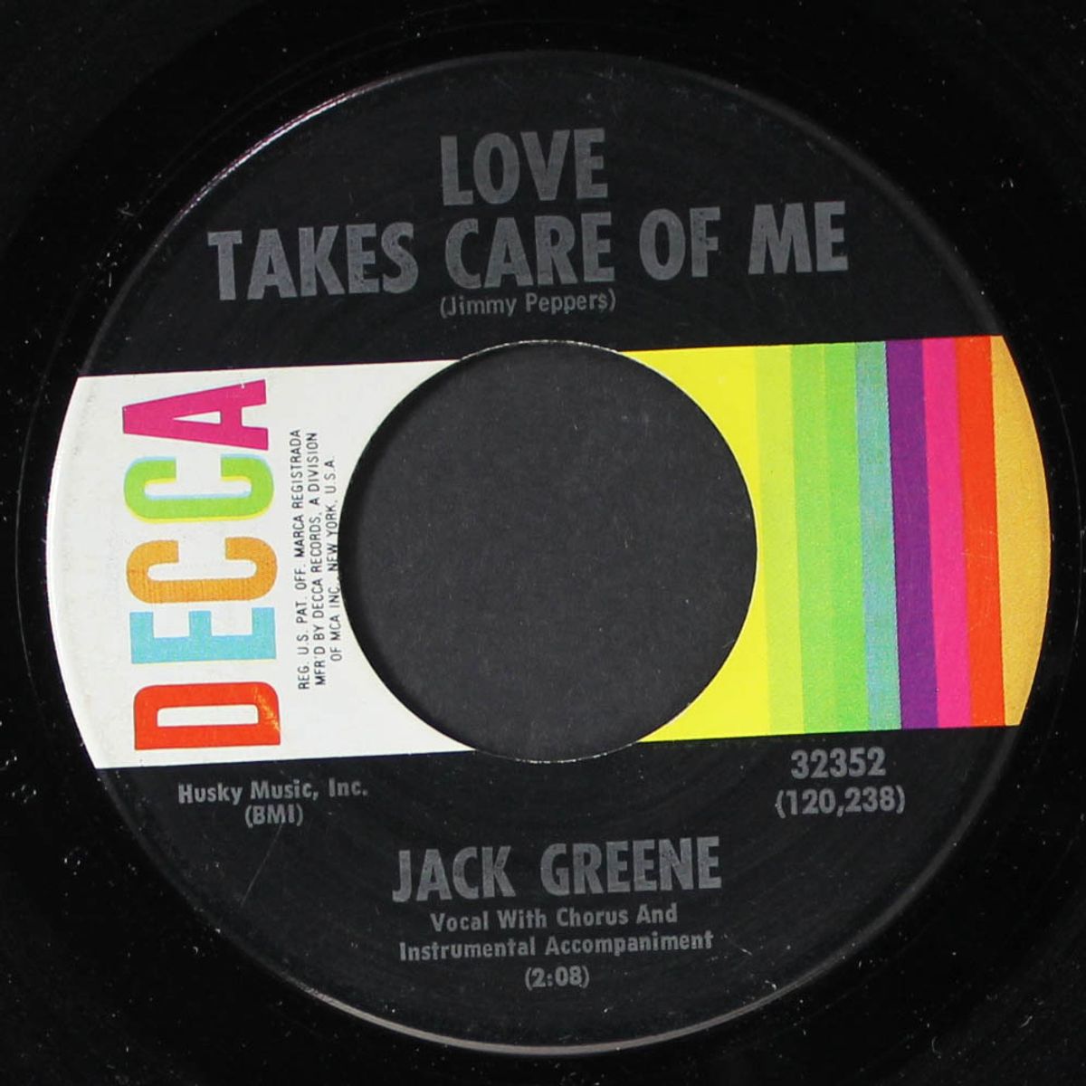 lovetakes care of me / your favorite fool by JACK GREENE