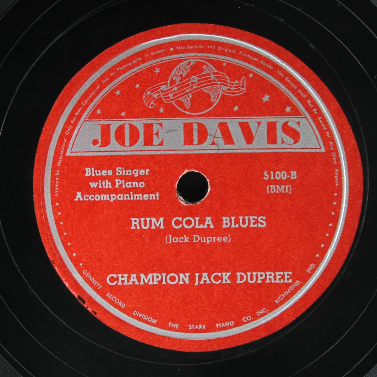 she makes good jelly / rum cola blues by CHAMPION JACK DUPREE